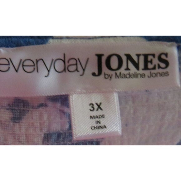 Everyday Jones by Madeline Jones Cotton Blend Crinkle Cropped Jumpsuit Plus 3X - Picture 14 of 14